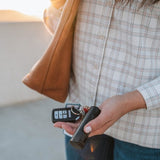 Sabre Pepper Spray Flip Top Key Case With Finger Grip