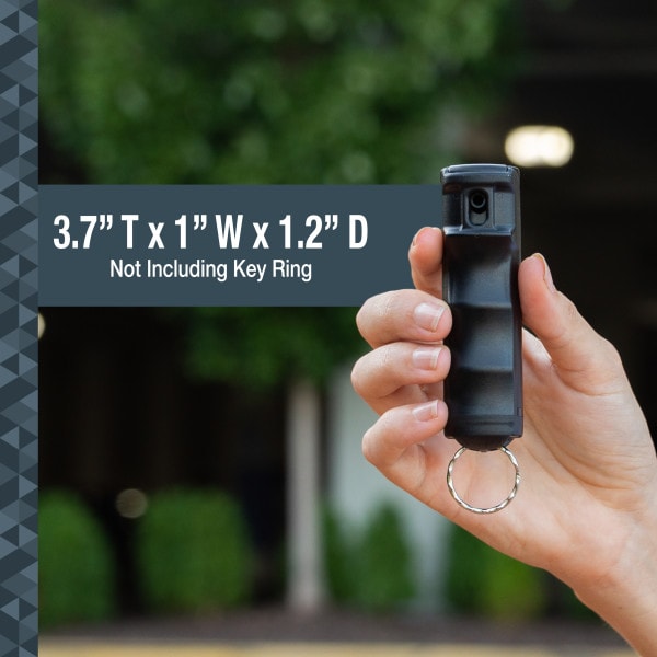 Sabre Pepper Spray Flip Top Key Case With Finger Grip