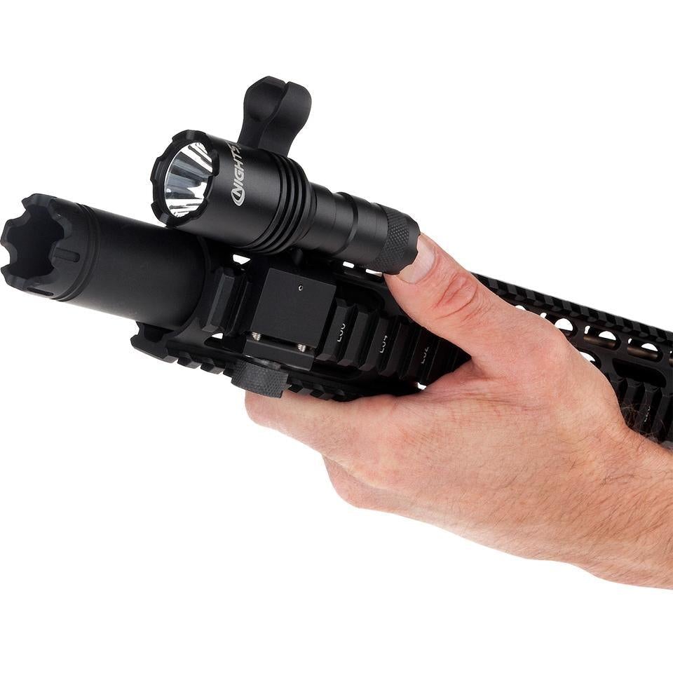 Nightstick gun light