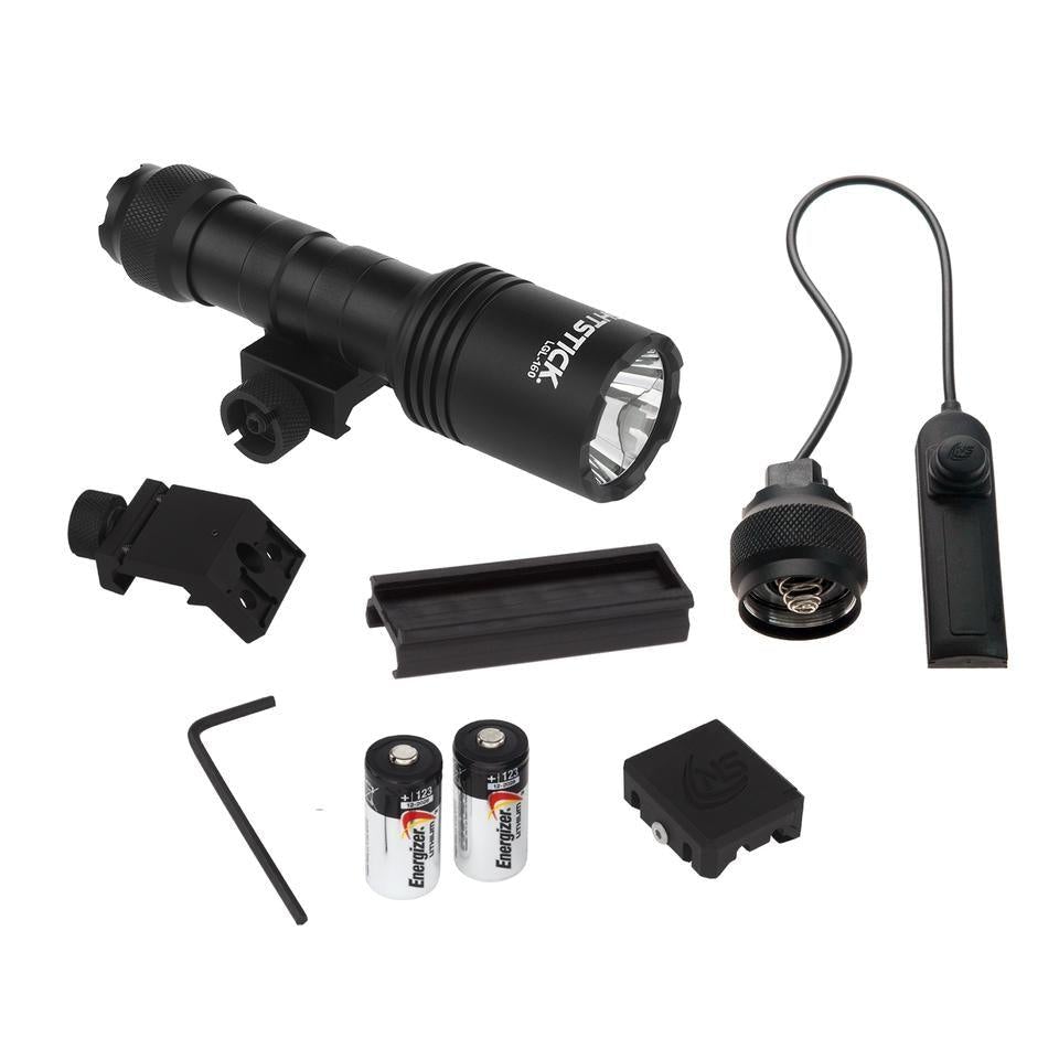 Nightstick gun light