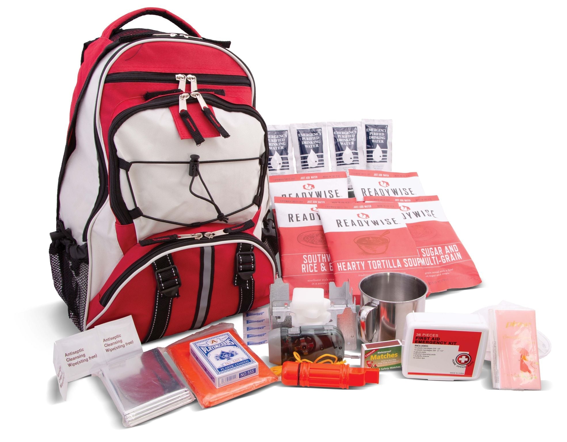 65 Piece Survival Back Pack