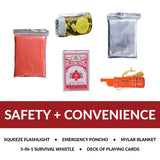 65 Piece Survival Back Pack