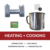 65 Piece Survival Back Pack