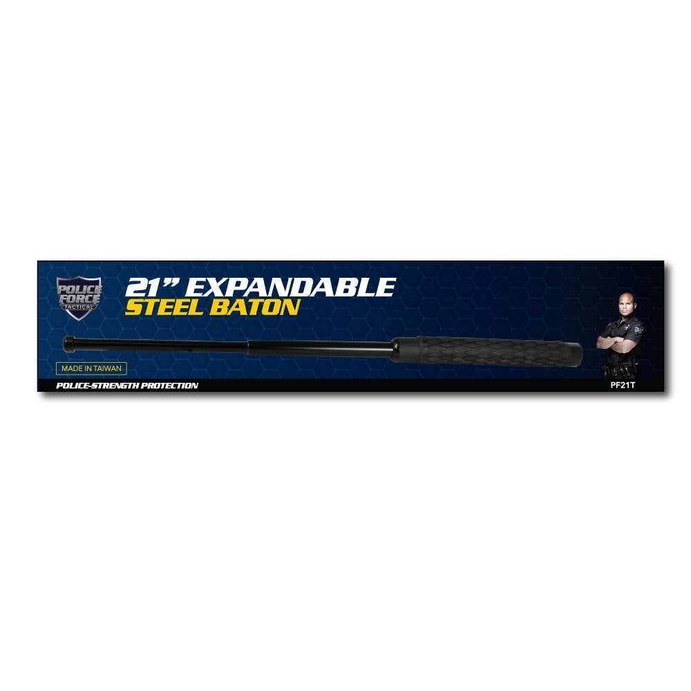 Police Force Expandable Steel Baton Clubs & Batons Shield Protection Products LLC.