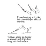 Police Force Expandable Steel Baton Clubs & Batons Shield Protection Products LLC.