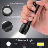 Police Force Tactical XPE/COB Mini Flashlight Flashlights Shield Protection Products LLC.
