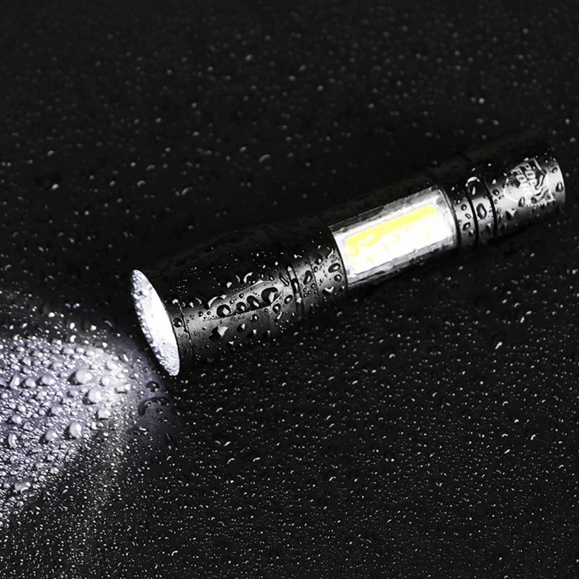 Police Force Tactical XPE/COB Mini Flashlight Flashlights Shield Protection Products LLC.
