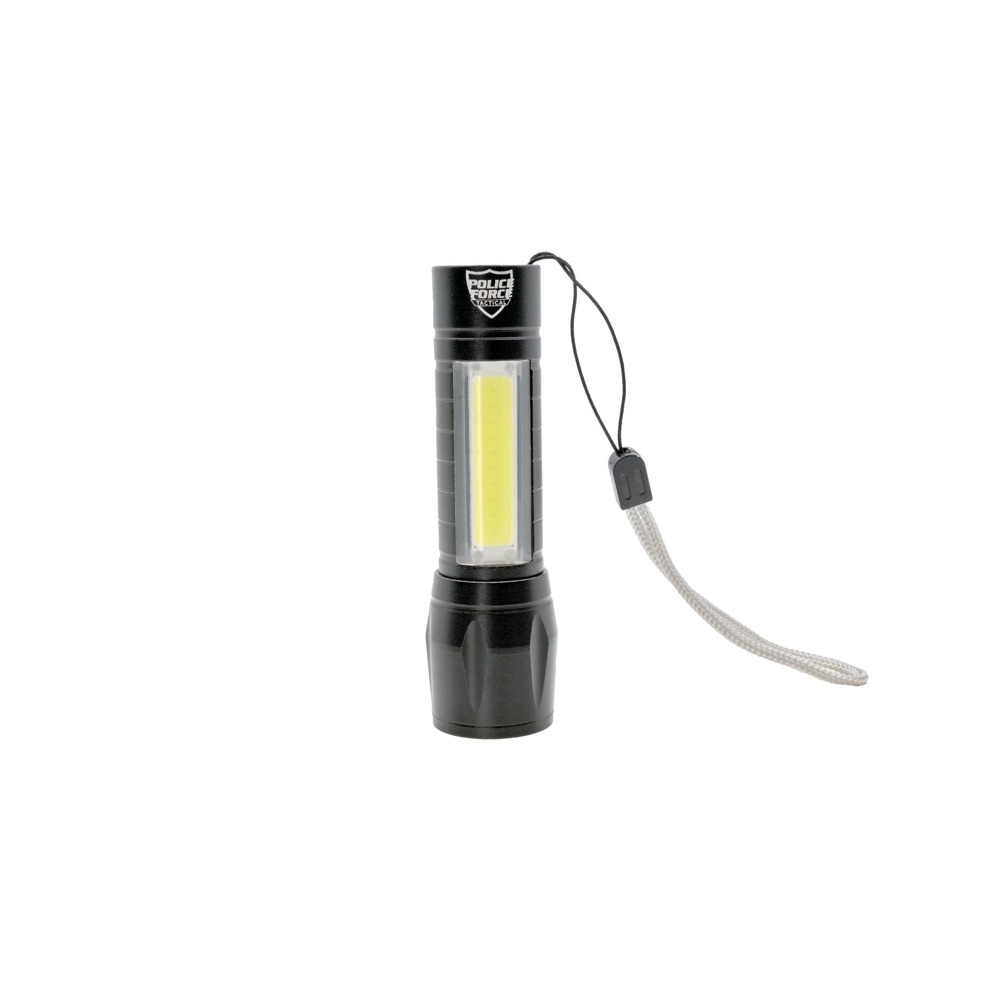 Police Force Tactical XPE/COB Mini Flashlight Flashlights Shield Protection Products LLC.
