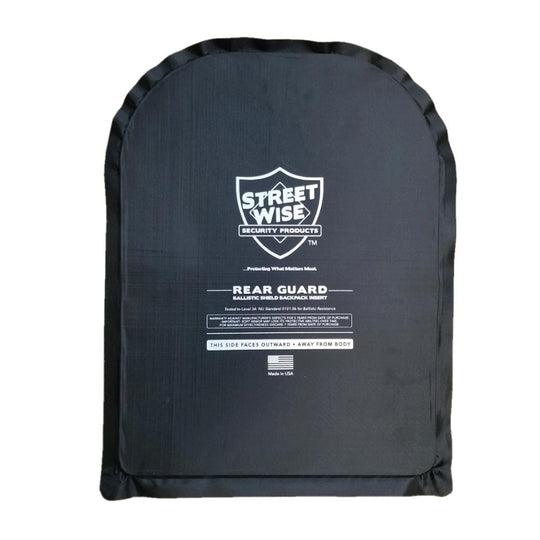Rear Guard Ballistic Shield Backpack Insert Hunting & Shooting Protective Gear Shield Protection Products LLC.