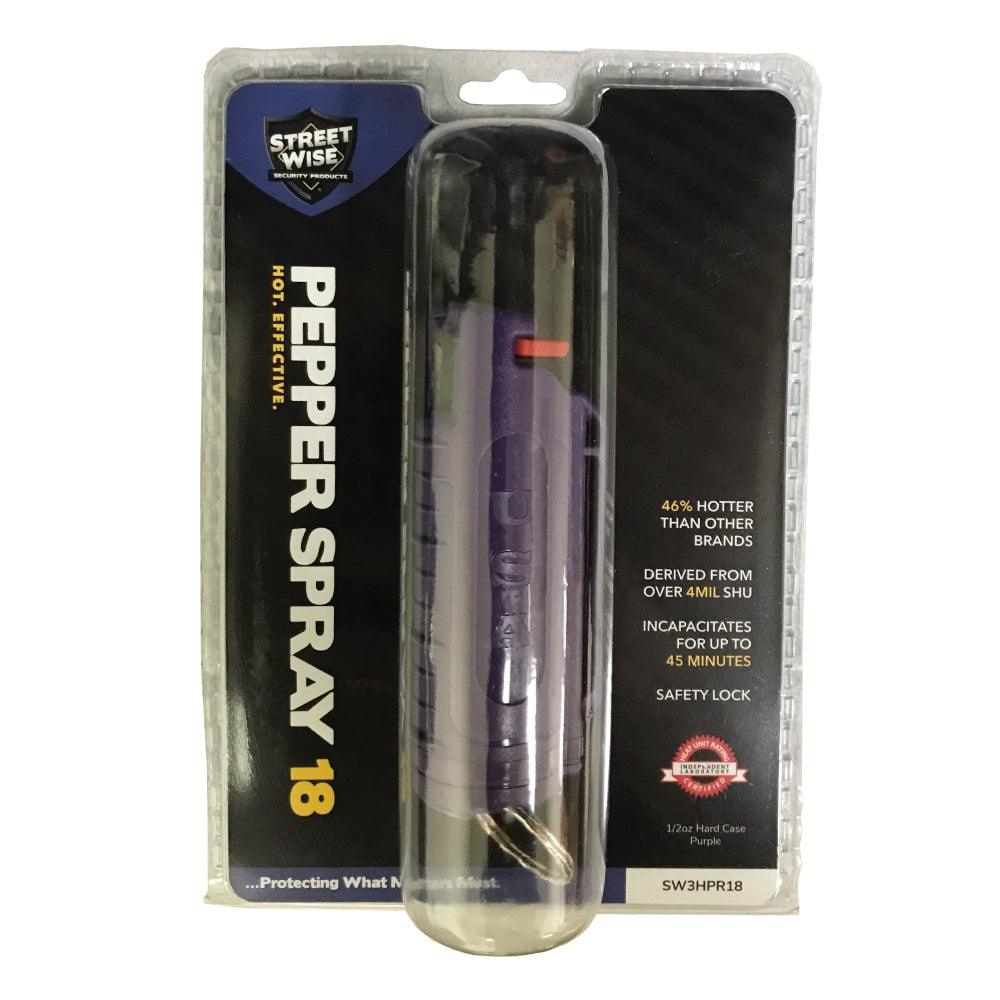 Streetwise 18 Pepper Spray 0.5 oz Hard-case Mace & Pepper Spray Shield Protection Products LLC.
