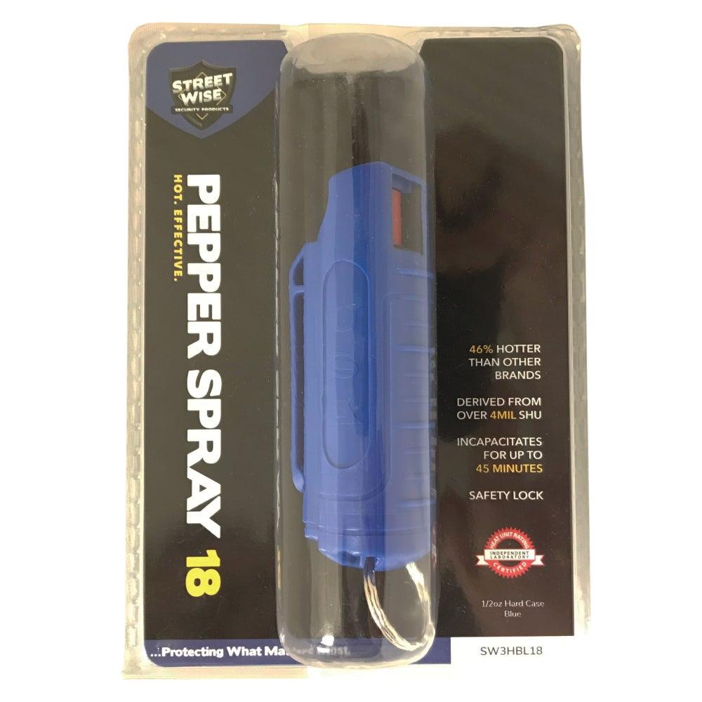 Streetwise 18 Pepper Spray 0.5 oz Hard-case Mace & Pepper Spray Shield Protection Products LLC.