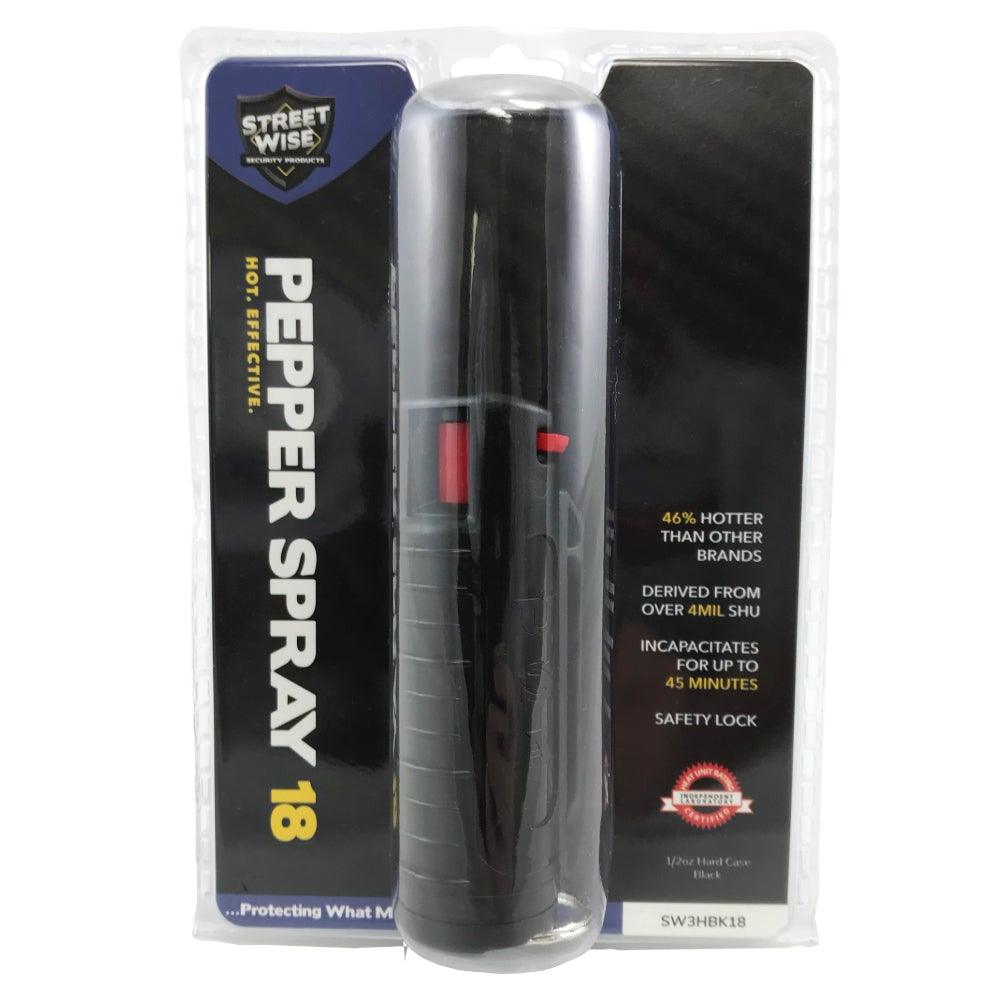 Streetwise 18 Pepper Spray 0.5 oz Hard-case Mace & Pepper Spray Shield Protection Products LLC.