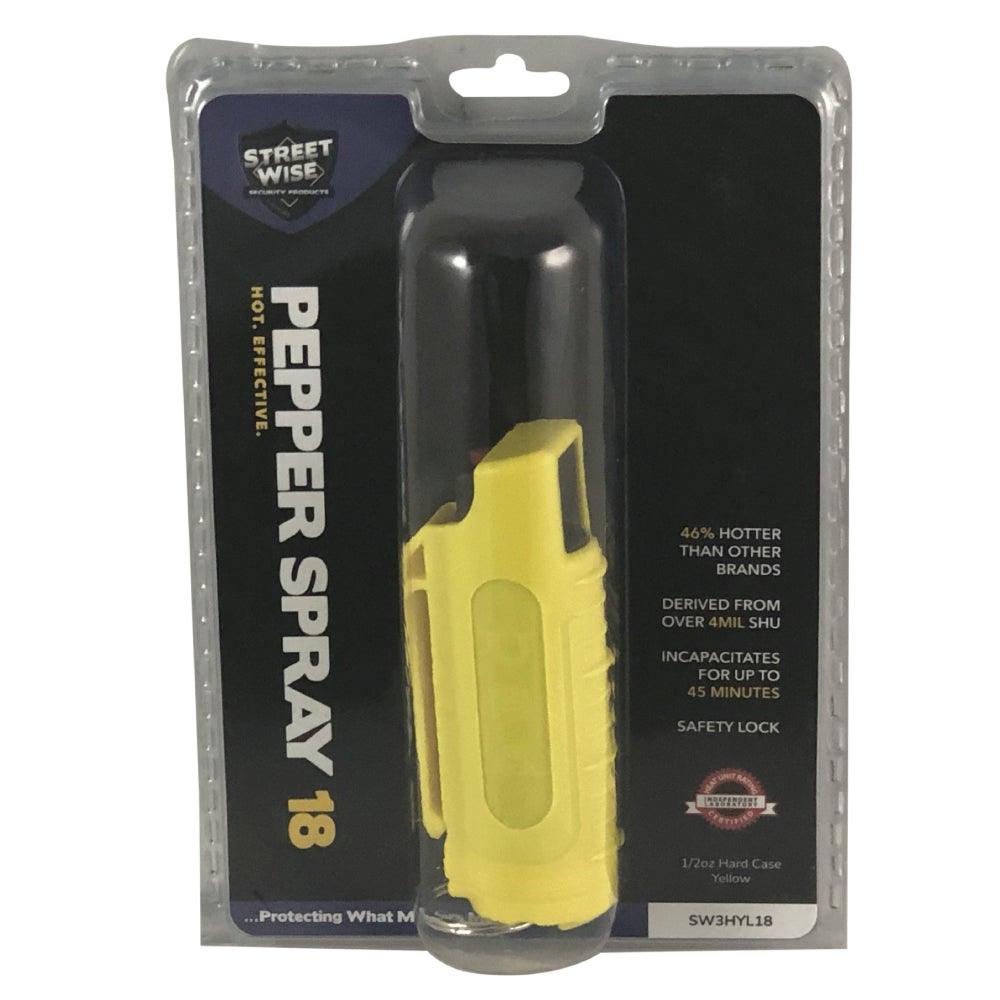 Streetwise 18 Pepper Spray 0.5 oz Hard-case Mace & Pepper Spray Shield Protection Products LLC.