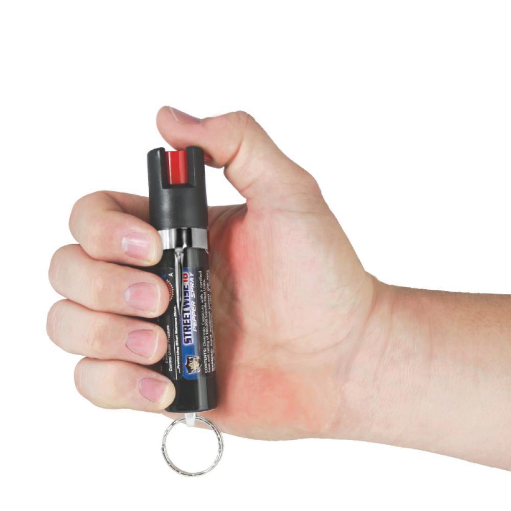 Streetwise 18 Pepper Spray 0.75 oz Keychain Mace & Pepper Spray Shield Protection Products LLC.