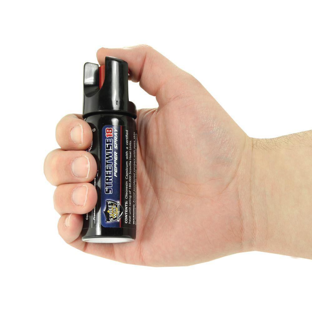 Streetwise 18 Pepper Spray 2 oz Twist-lock Mace & Pepper Spray Shield Protection Products LLC.