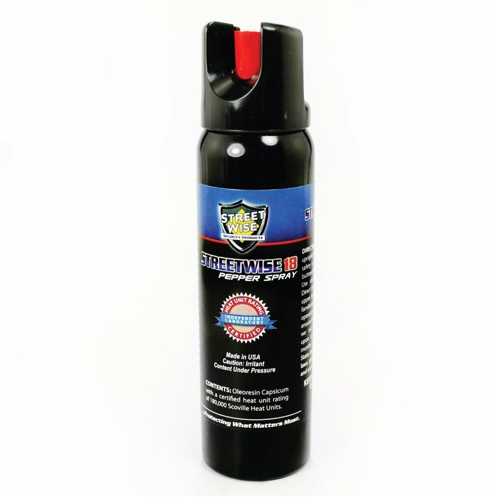 Streetwise 18 Pepper Spray 4 oz Twist-lock Mace & Pepper Spray Shield Protection Products LLC.