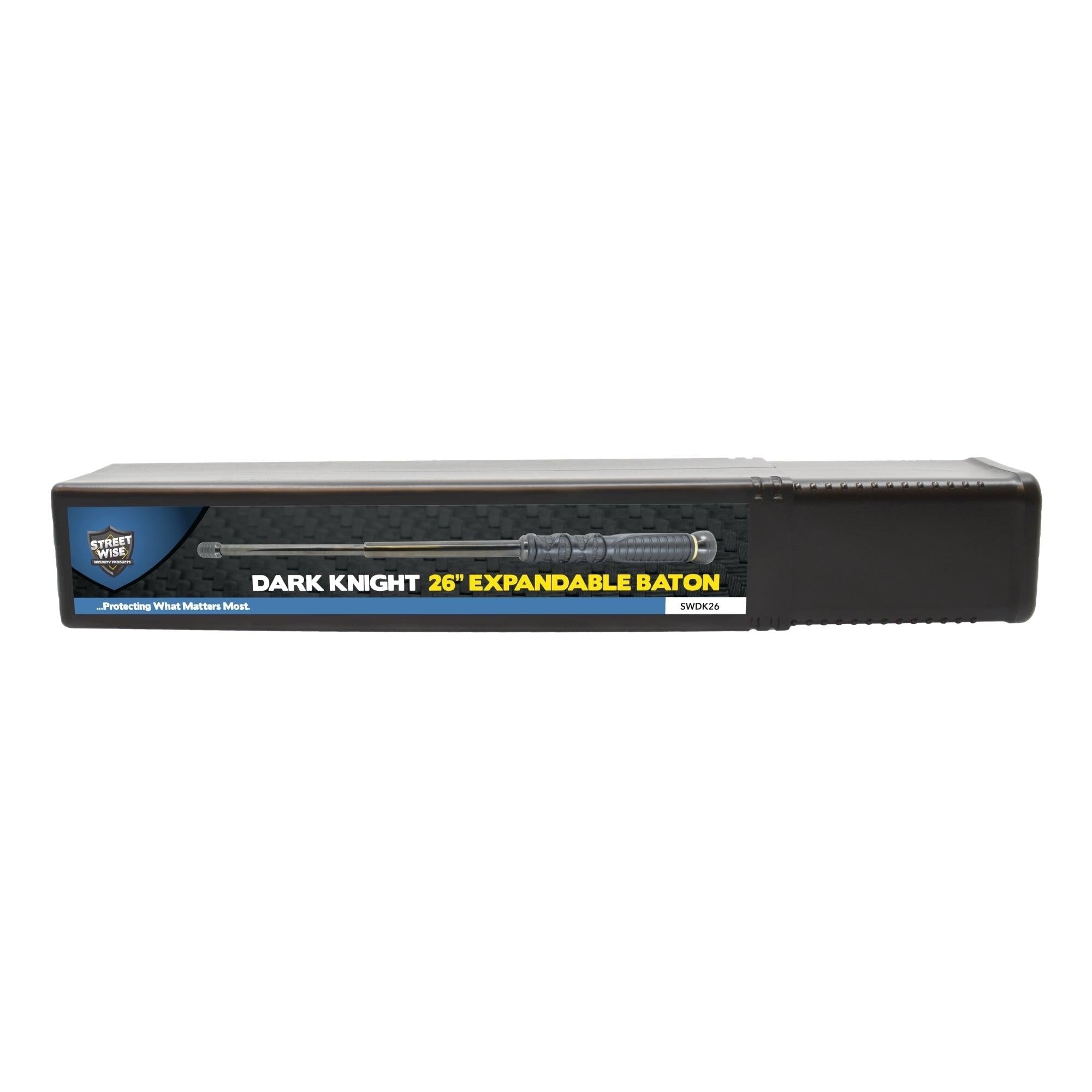 Streetwise Security Dark Knight Expandable Steel Baton Clubs & Batons Shield Protection Products LLC.