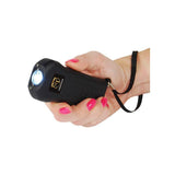 Stun gun with safety strap