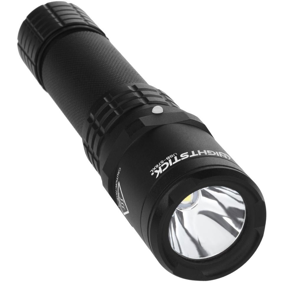 USB Dual-Light Rechargeable Flashlight