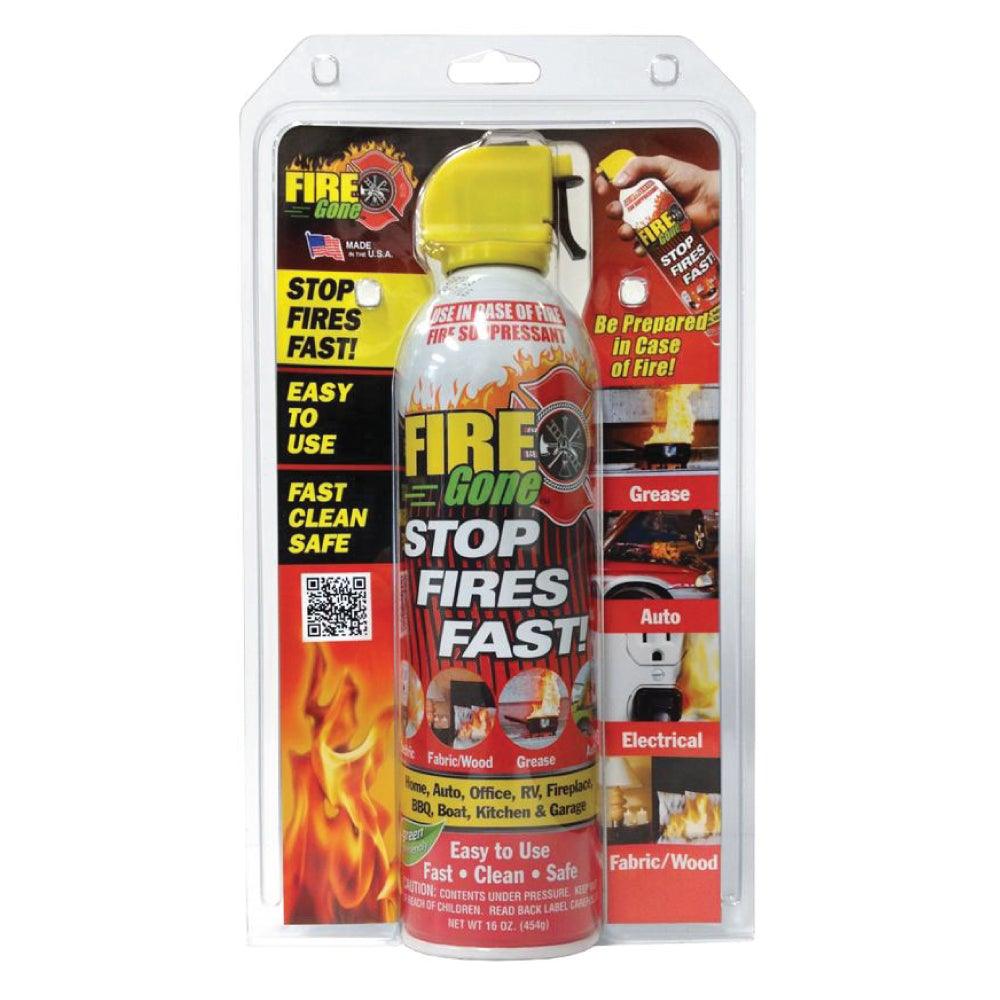 Fire Gone Extinguisher 16 oz Can Fire Extinguishers Shield Protection Products LLC.