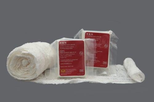 H&H Compressed Gauze Medical Supplies Shield Protection Products LLC.