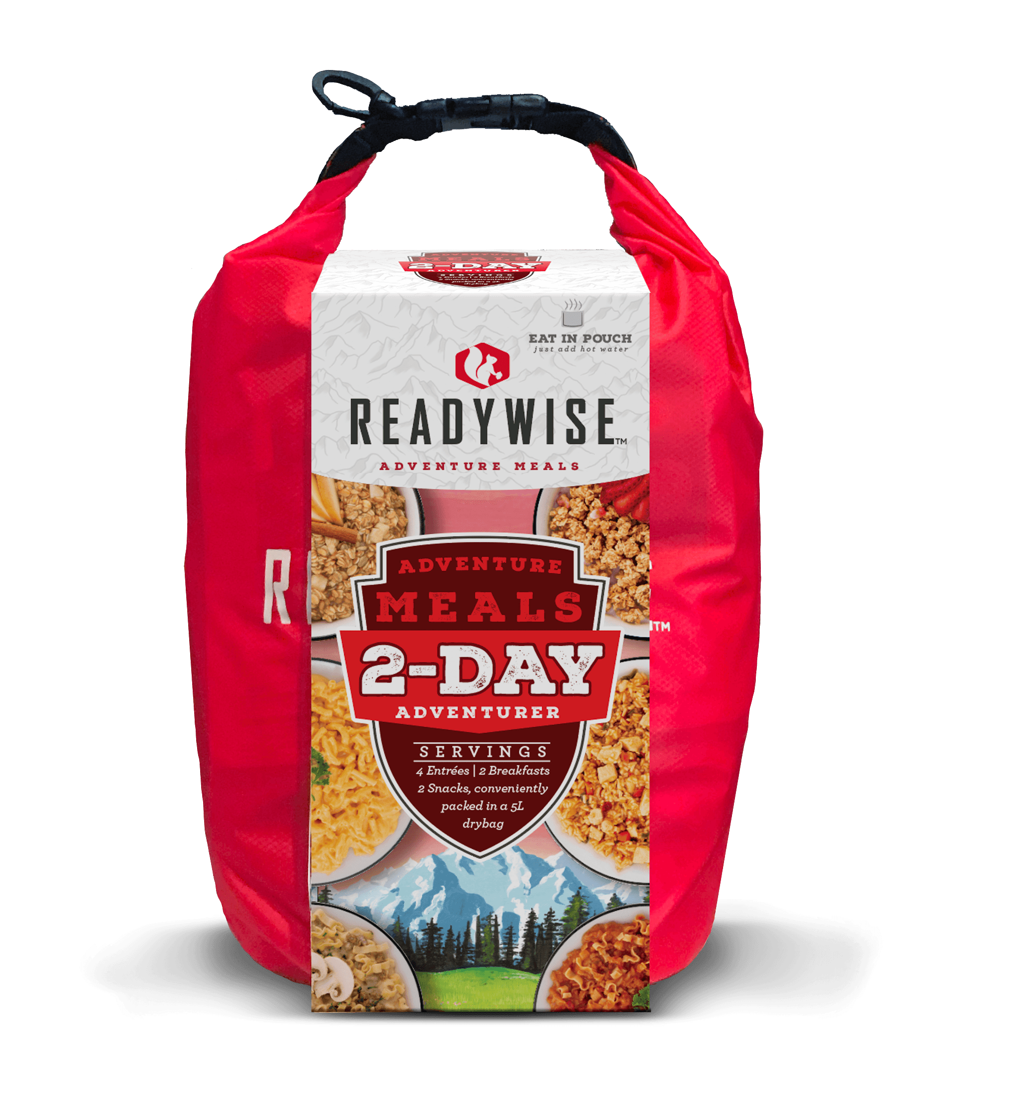 2-Day Adventurer Kit with Dry Bag Emergency Food Kits Shield Protection Products LLC.