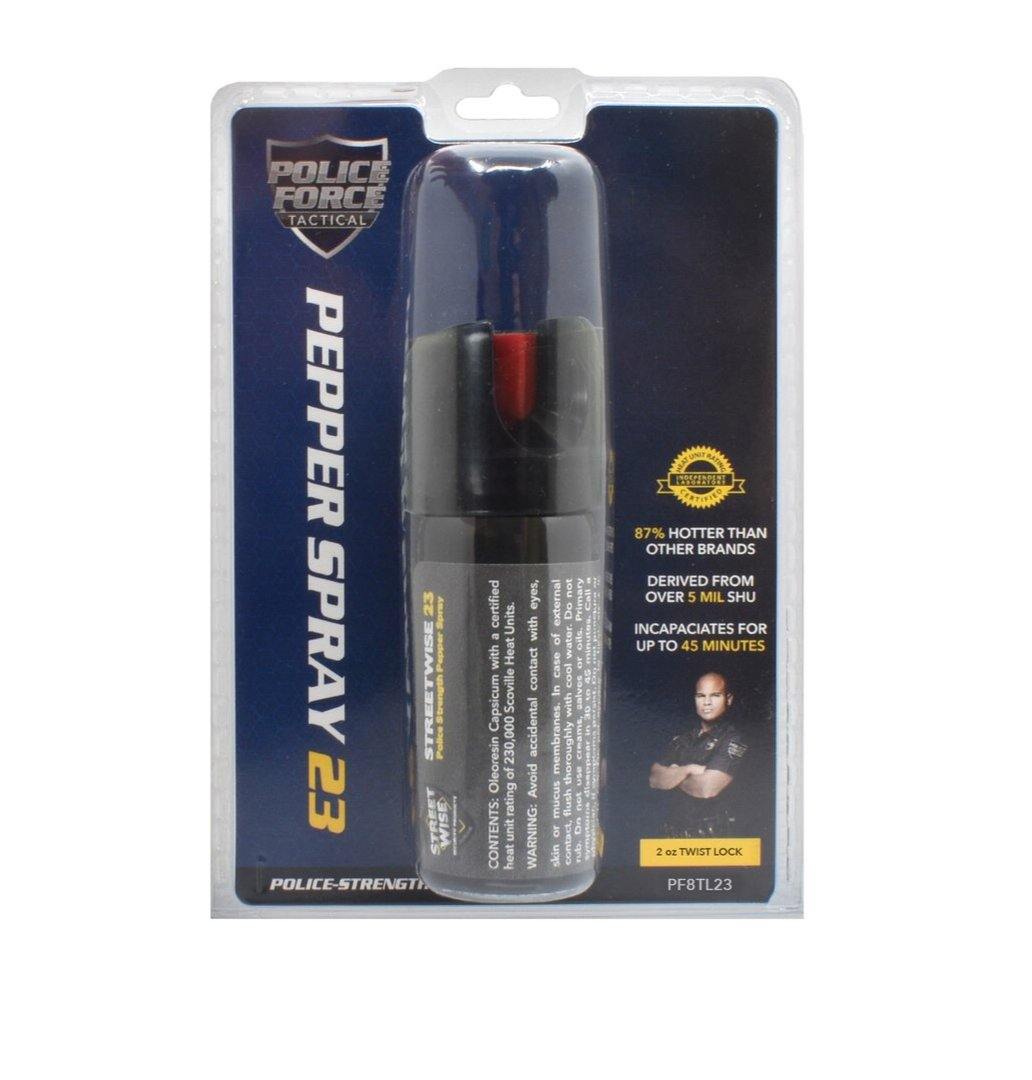 Streetwise 23 Pepper Spray 2 oz Twist-lock Mace & Pepper Spray Shield Protection Products LLC.