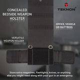 Concealed weapon bedside holster